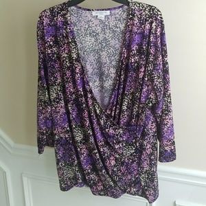 Liz Claiborne Wrap Top